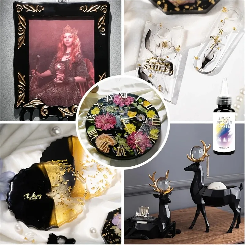Pâte pigmentée blanche et noire 50 à 100 ml pour résine