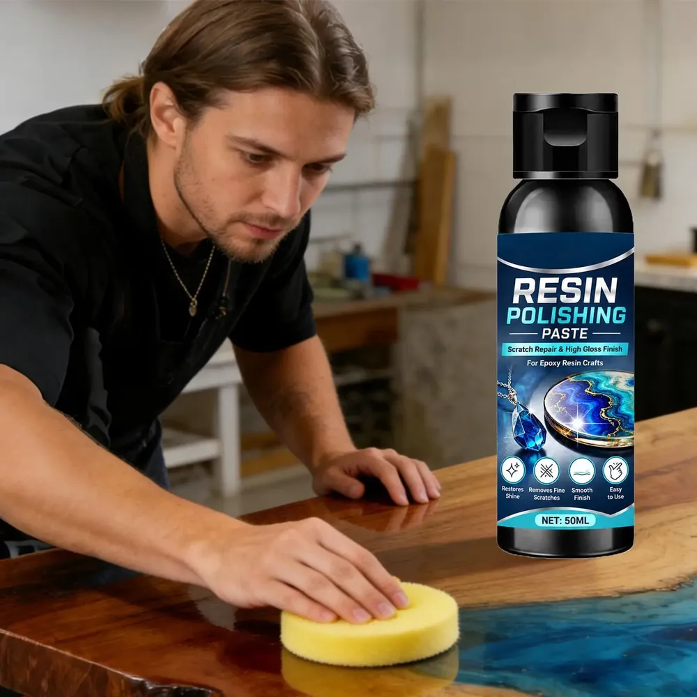Pâte polissage résine époxy 50ml anti-rayures