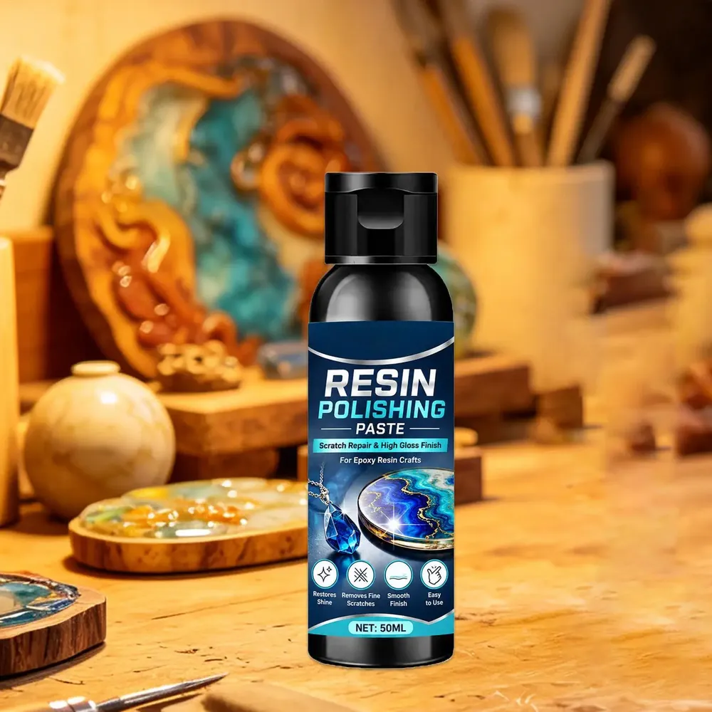 Pâte polissage résine époxy 50ml anti-rayures