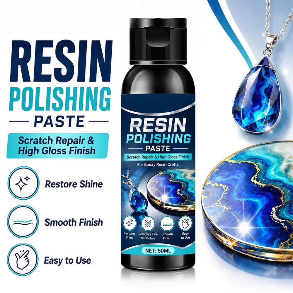 Pâte polissage résine époxy 50ml anti-rayures