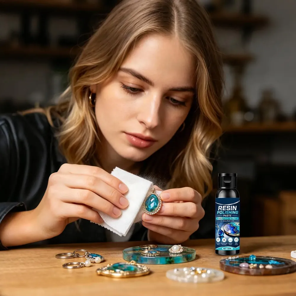 Pâte polissage résine époxy 50ml anti-rayures