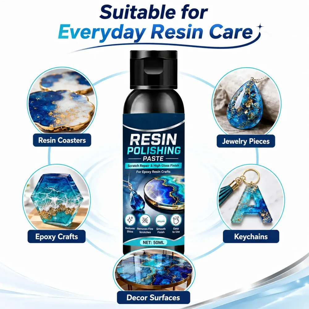 Pâte polissage résine époxy 50ml anti-rayures