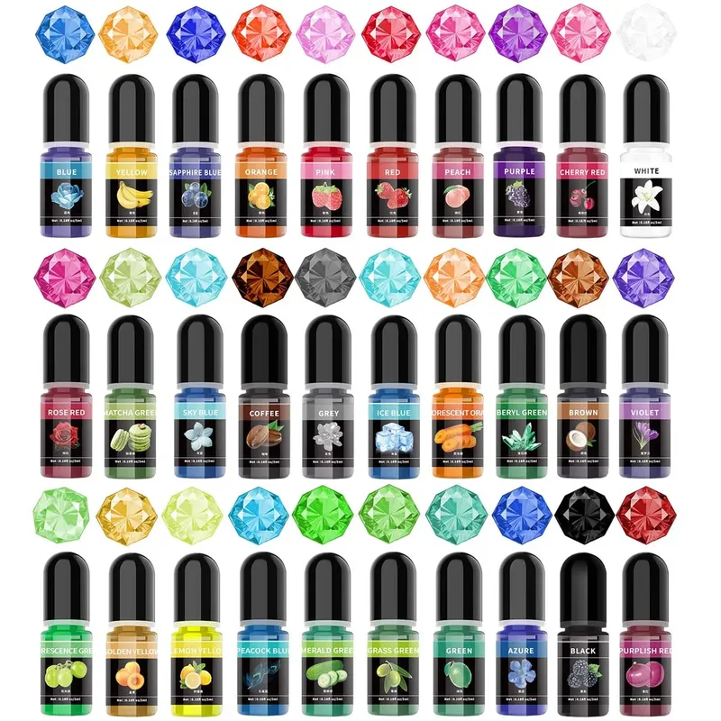 Pigment liquide résine époxy 5 ml universel pour bijoux