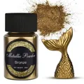 Pigment métallique nacré 20 ml pour bijoux résine – Couleur bronze