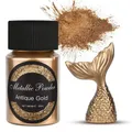 Pigment métallique nacré 20 ml pour bijoux résine – Couleur Retro gold