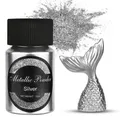 Pigment métallique nacré 20 ml pour bijoux résine – Couleur silvery