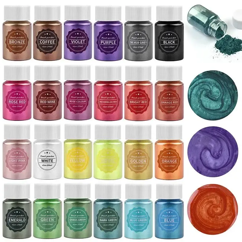 Pigment poudre nacrée résine 10 ml