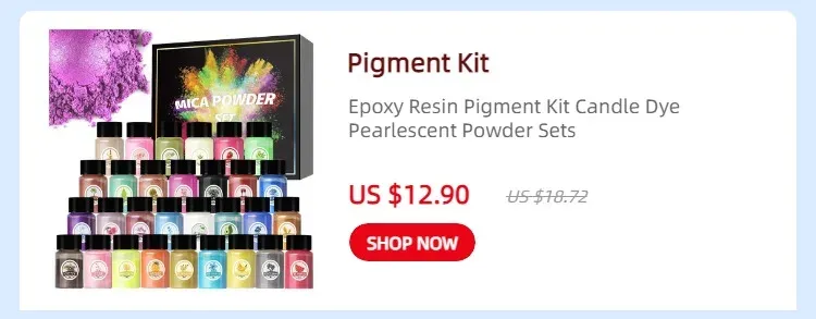 Pigment poudre nacrée résine 10 ml