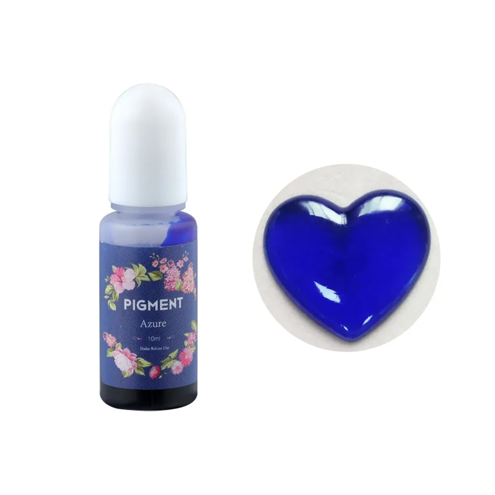 Pigment résine époxy 10 ml 26 couleurs pour bijoux