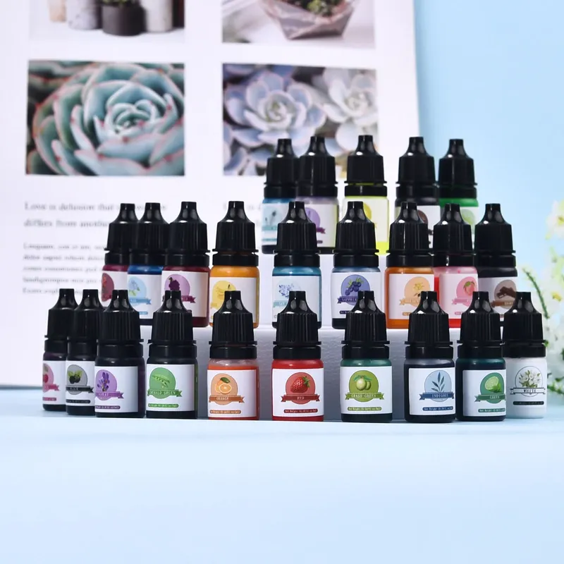 Pigment résine UV 5 ml 24 couleurs