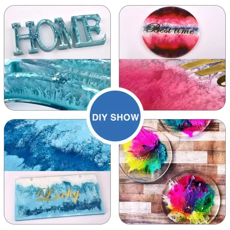 Pigment résine UV pour moules et bijoux DIY