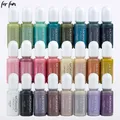 Pigments résine 10ml 24 couleurs pour bijoux UV – 1