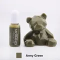 Pigments résine 10ml 24 couleurs pour bijoux UV – Couleur Army Green