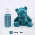 Pigments résine 10ml 24 couleurs pour bijoux UV – Couleur Dark Cyan