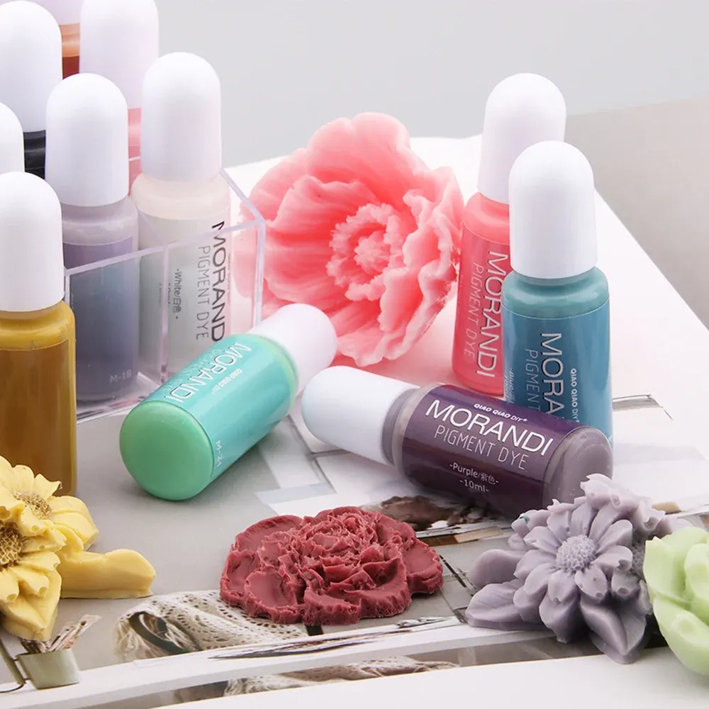 Pigments résine 10ml 24 couleurs pour bijoux UV
