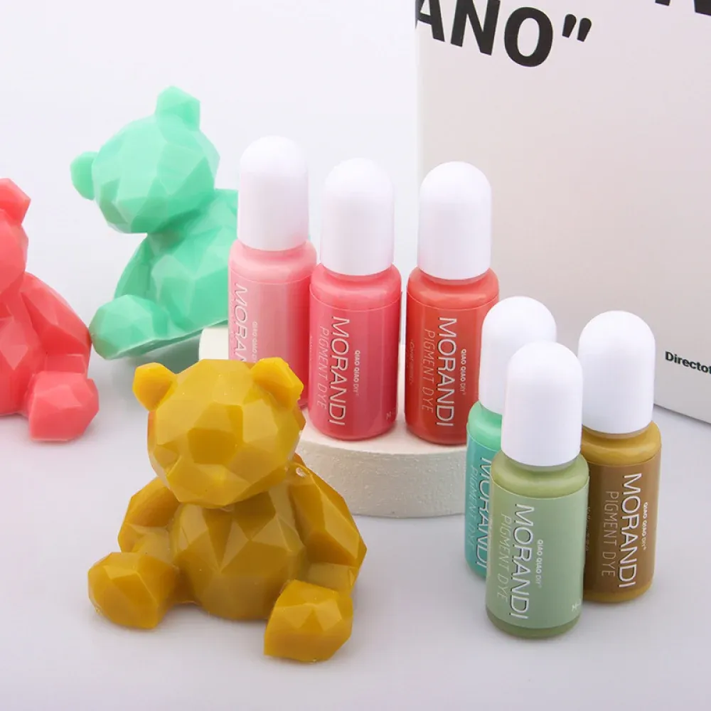 Pigments résine 10ml 24 couleurs pour bijoux UV
