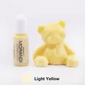 Pigments résine 10ml 24 couleurs pour bijoux UV – Couleur Light Yellow
