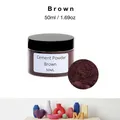 Pigments résine époxy 50ml 12 couleurs pour bijoux – Couleur brown