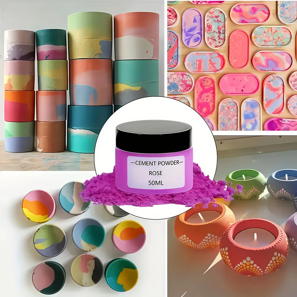 Pigments résine époxy 50ml 12 couleurs pour bijoux