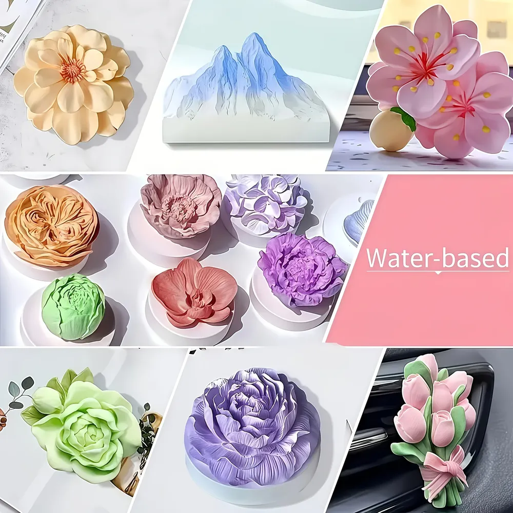 Pigments résine époxy 50ml 12 couleurs pour bijoux