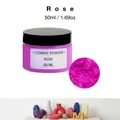 Pigments résine époxy 50ml 12 couleurs pour bijoux – Couleur rose