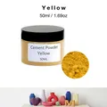 Pigments résine époxy 50ml 12 couleurs pour bijoux – Couleur yellow