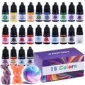 Pigments résine époxy liquide 24 couleurs vives pour bijoux – 2