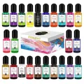 Pigments résine époxy UV – Color 12-24pcs