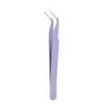 Pince à épiler résine époxy – Color coude violet