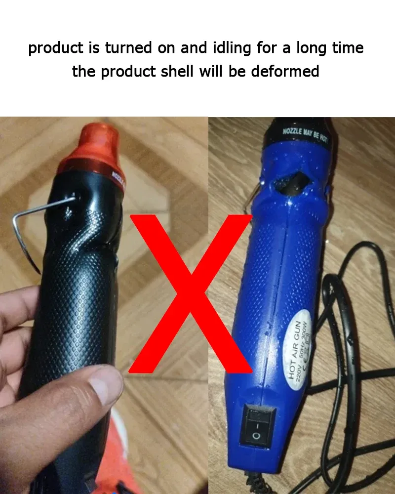 Pistolet à air chaud 300W 220V pour bricolage