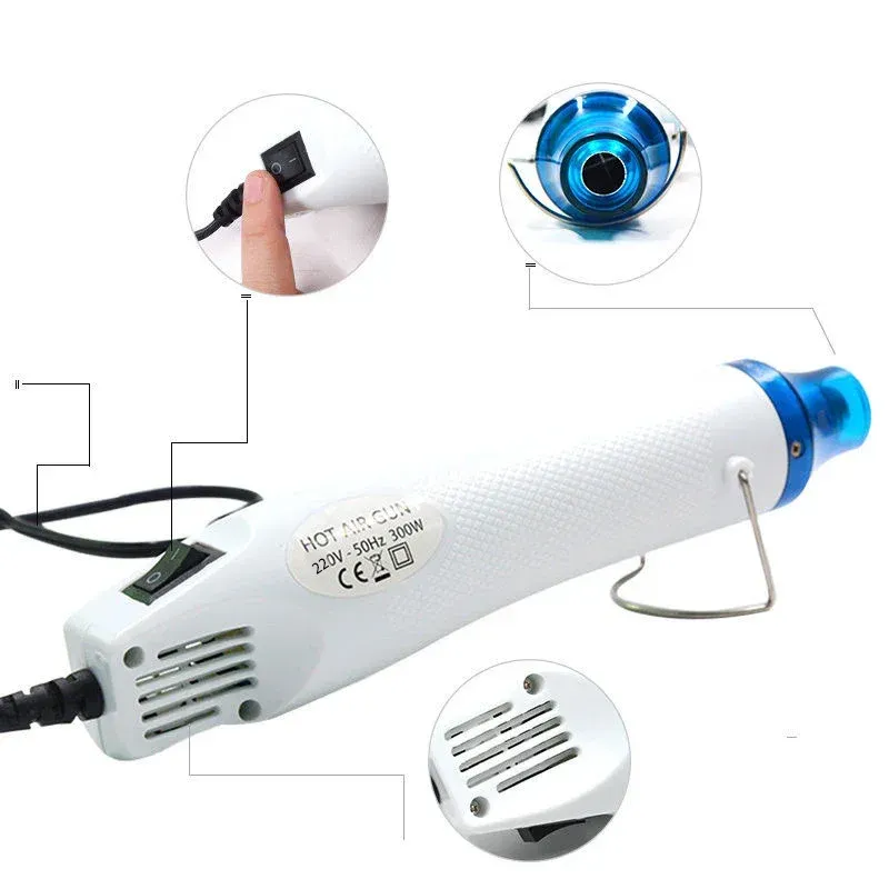 Pistolet à air chaud 300W 220V pour bricolage