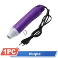 Pistolet à air chaud 300W 220V pour bricolage – Couleur Violet