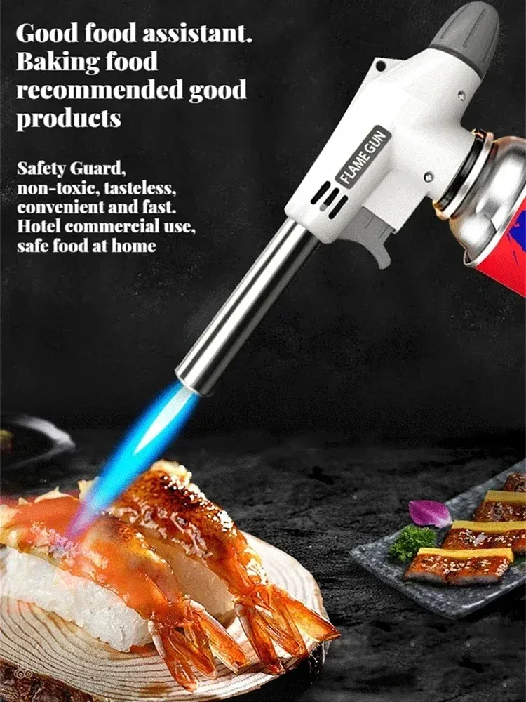 Pistolet à flamme multifonctionnel pour barbecue et cuisine