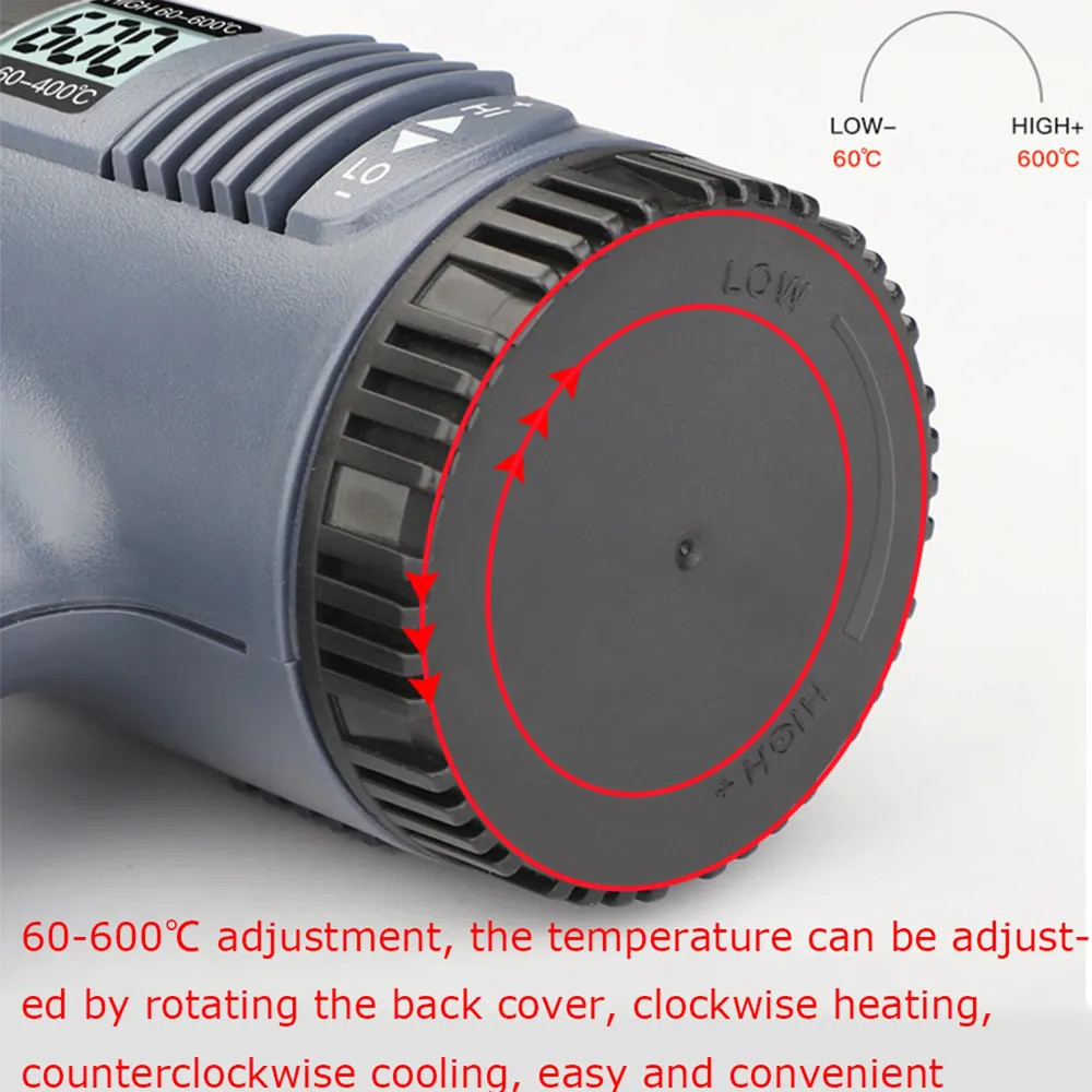 Pistolet thermique 2000W 220V températures réglables