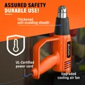 Pistolet thermique 2000W 300-600°C avec 4 buses – 6