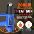 Pistolet thermique 2000W 300 à 600 °C 4 buses – 2