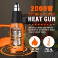 Pistolet thermique 2000W 300 à 600 °C 4 buses – 2