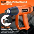 Pistolet thermique 2000W 300 à 600 °C 4 buses – 4
