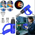 Pistolet thermique 2000W 300 à 600 °C bleu – 1