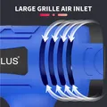 Pistolet thermique 2000W 300 à 600 °C bleu – 6