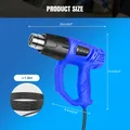 Pistolet thermique professionnel 2000W 300-600°C – 2