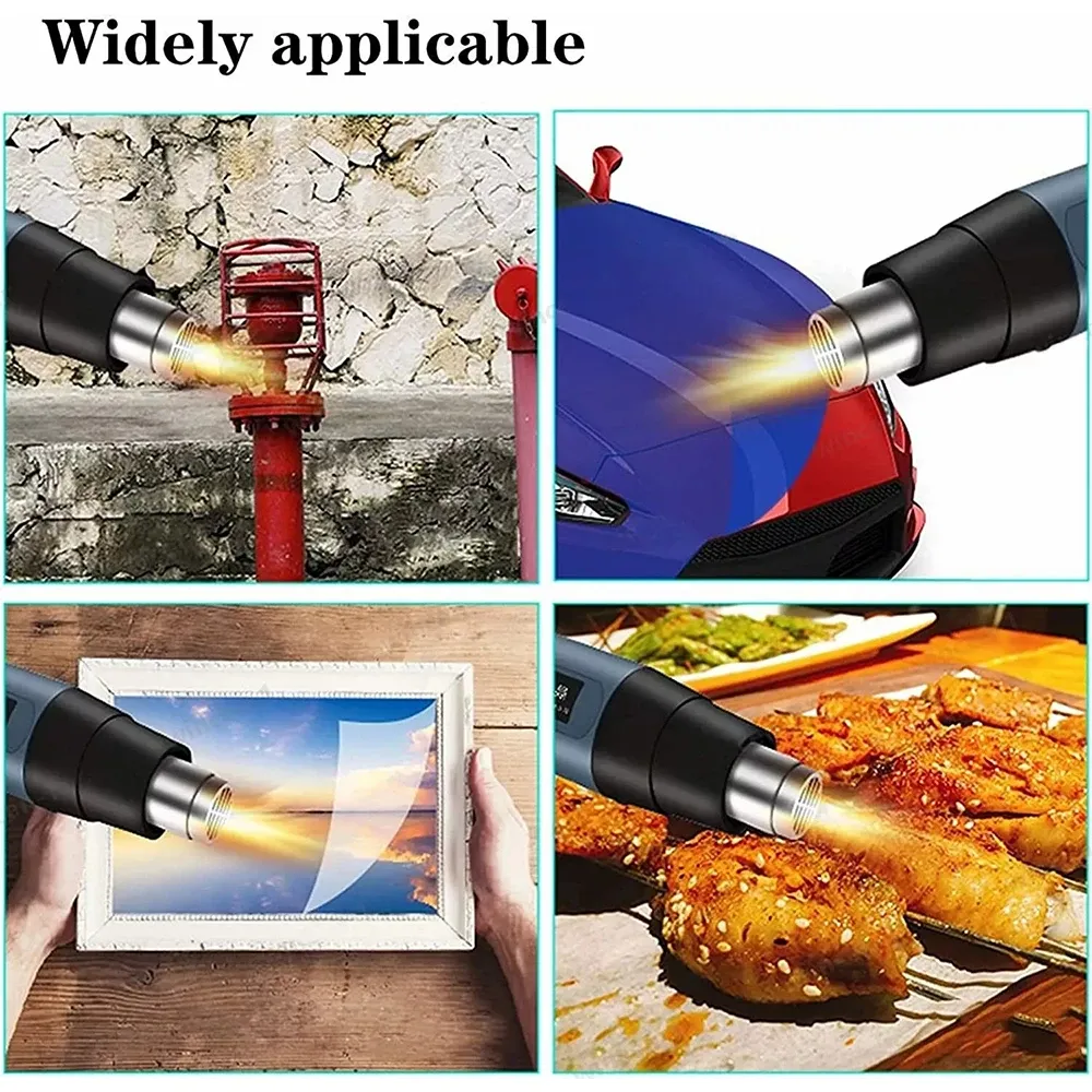 Pistolet thermique professionnel 2000W 60 à 600 °C