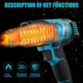 Pistolet thermique sans fil 18V 300W jusqu'à 550 °C – 4