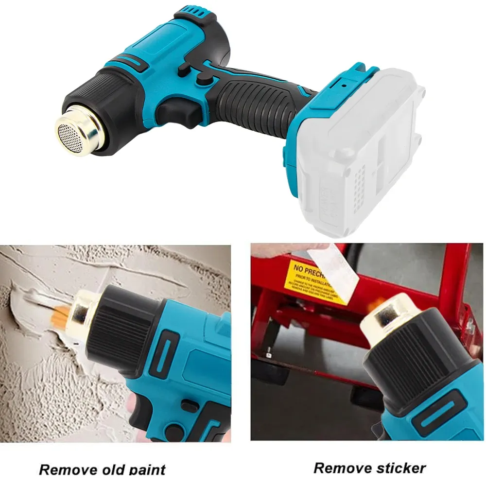 Pistolet thermique sans fil double température 300-550 °C