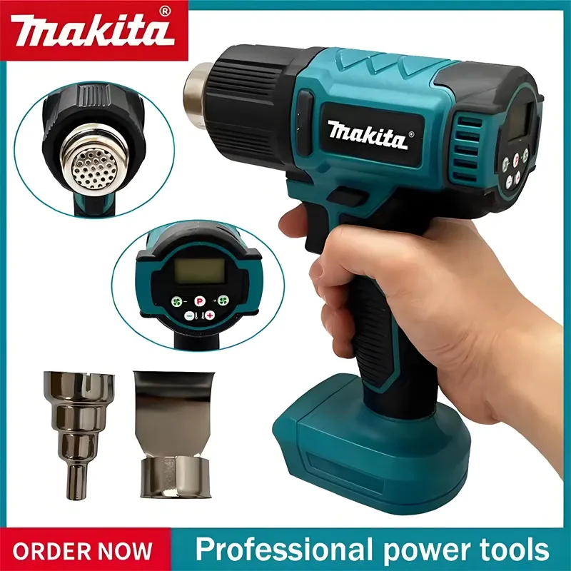 Pistolet thermique sans fil Makita 18V 150 à 550 °C