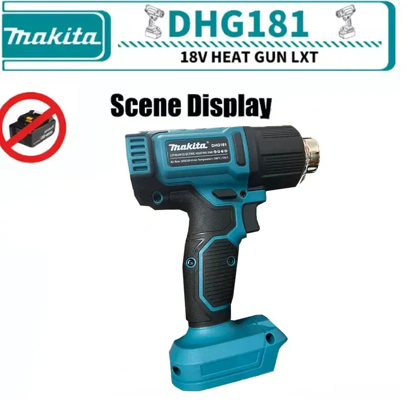 Pistolet thermique sans fil Makita 18V 150 à 550 °C