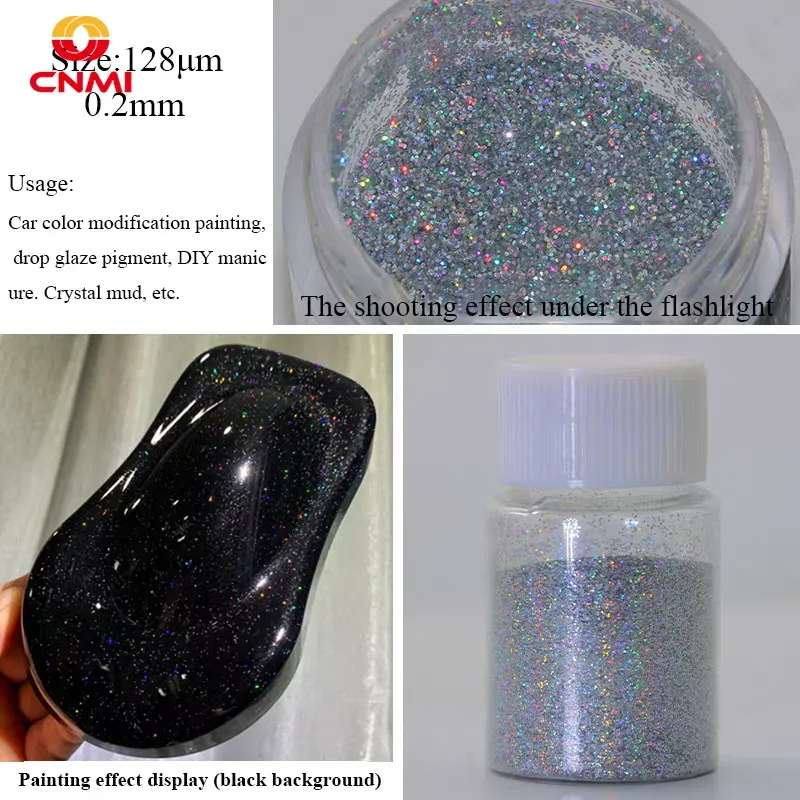 Poudre caméléon arc-en-ciel 100g pour résine et nail art