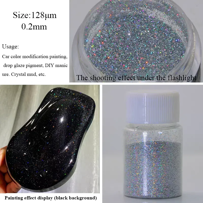 Poudre caméléon arc-en-ciel 100g pour résine et nail art