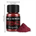 Poudre de mica bordeaux métallique pour résine – 4