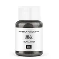 Poudre de mica nacrée 10 g pour résine et bougies – Color GRIS FONCÉ (05)
